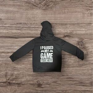 NWOT SHEIN Boys Black Gaming Hoodie